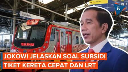 Jokowi Jelaskan Sejumlah Transportasi Akan Disubsidi Pemerintah, Termasuk LRT