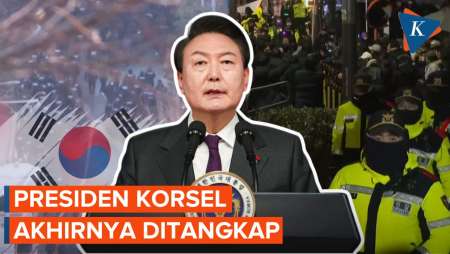 Presiden Korea Selatan Ditangkap, Libatkan Ribuan Aparat Berlangsung Tiga Jam