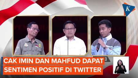 Cak Imin dan Mahfud MD Dulang Sentimen Positif Saat Debat