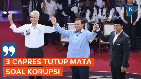 Debat Perdana, Para Capres Dinilai Tutup Mata soal Darurat Korupsi Politik