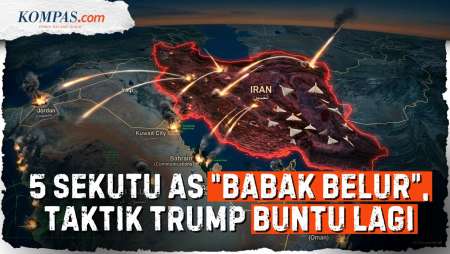 AS Buntu Hadapi Iran: Teluk Dihujani Rudal dalam Empat Ronde Perang, Trump Tidak Punya Solusi