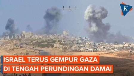 Israel Gempur Gaza Di Tengah Perundingan Dengan Hamas, Ledakan Di Mana-mana