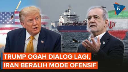 Trump Tegaskan Tak Ada Pembicaraan, Iran Siap Serang