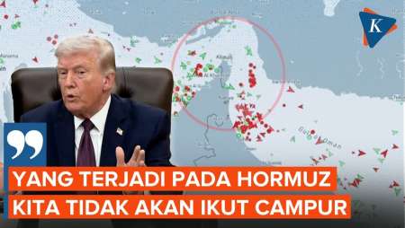 Trump Ogah Campuri Pengamanan Selat Hormuz, Sebut Bukan Urusan AS Lagi
