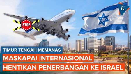 Timur Tengah Memanas, Maskapai Internasional Hentikan Penerbangan ke Israel