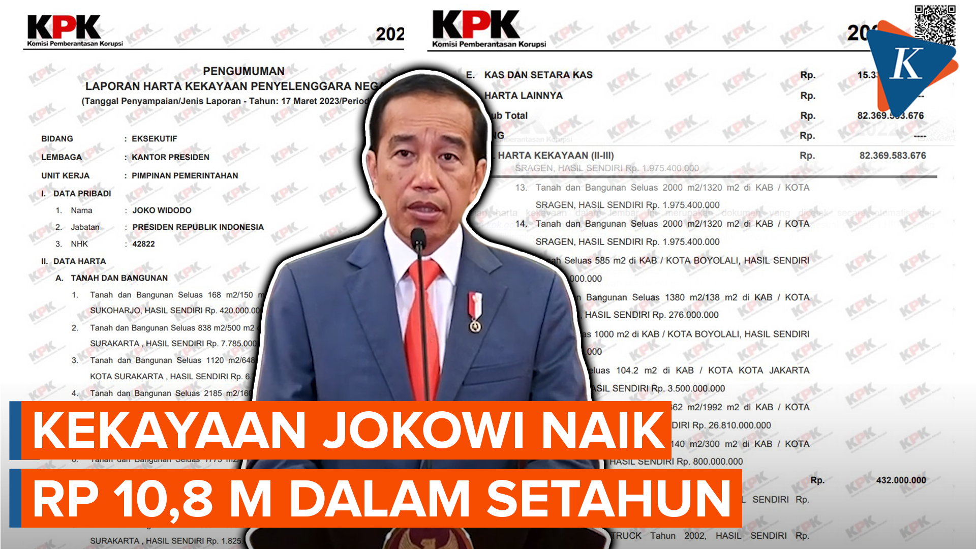 Alasan Harta Kekayaan Jokowi Naik Rp 10,8 M dalam Setahun