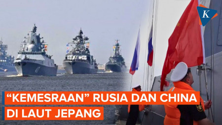 Bendera Rusia dan China Berkibar di Laut Jepang, Ada Apa?