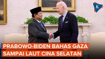 Dari Gedung Putih, Prabowo-Biden Bahas Gaza sampai Laut China Selatan