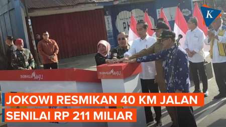 Jokowi Resmikan 40 Km Jalan di NTB, Telan Anggaran Rp 211 Miliar