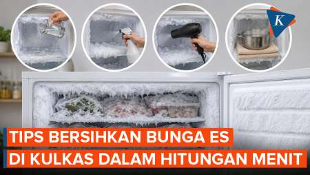 4 Cara Membersihkan Bunga Es di Kulkas dengan Cepat