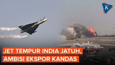Jet Tempur India Tejas Jatuh Di Dubai Airshow 2025, Ambisi Ekspor Kandas