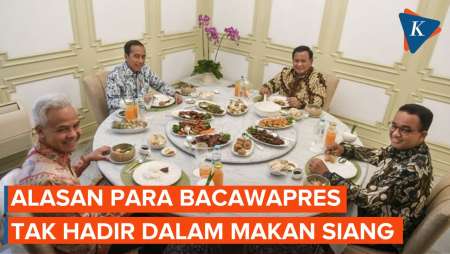 Beda Alasan Tiga Bacapres soal Ketiadaan Bacawapres Mereka dalam Jamuan Makan Presiden