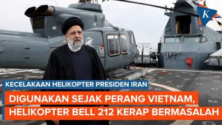 Spesifikasi Helikopter Bell 212 yang Ditumpangi Presiden Iran Raisi