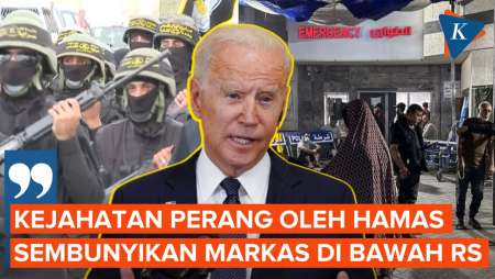 Tuding Hamas Biang Serangan Israel di RS Al Shifa, Joe Biden Enggan Ungkap Buktinya