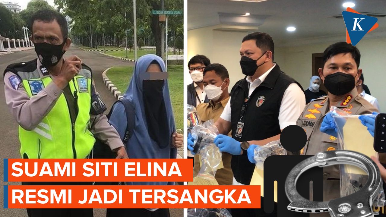 Suami Siti Elina Wanita Berpistol yang Nekat Terobos Istana, Jadi Tersangka!