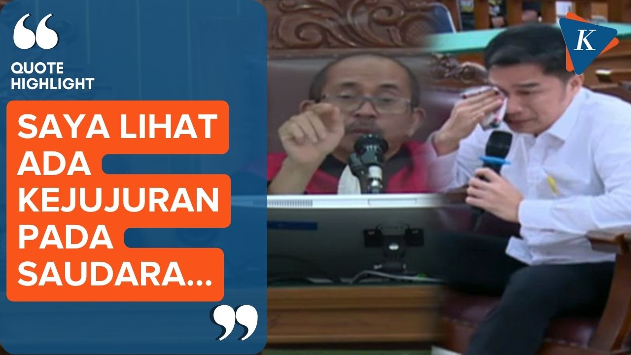 Respons Hakim Saat Arif Rachman Menangis di Persidangan