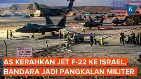 AS Diam-diam Kerahkan Jet-F-22 Ke Israel Di Tengah Masa Gencatan Senjata Dengan Iran