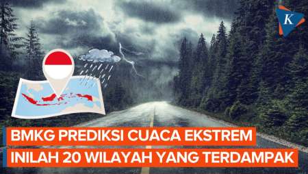 20 Wilayah Indonesia yang Diprediksi Hujan Lebat, Petir, dan Angin Kencang 10-11 Mei 2024