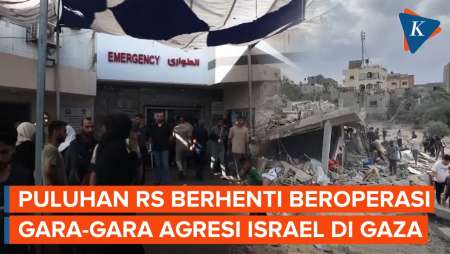 22 Rumah Sakit Berhenti Beroperasi akibat Agresi Israel di Gaza