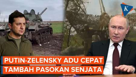 Putin-Zelensky Kompak Minta Penambahan Senjata untuk Perang