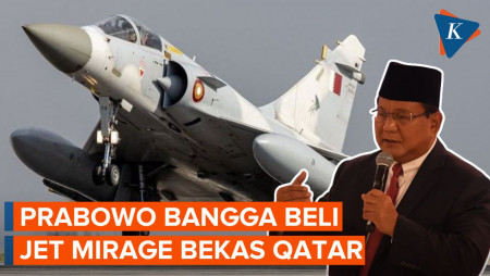 Bangganya Prabowo Beli Jet Mirage Bekas Qatar