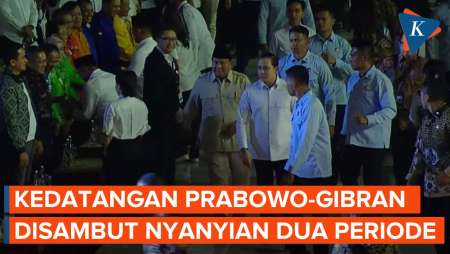 Momen Kedatangan Prabowo-Gibran di Kongres PSI, Disambut Nyanyian 2 Periode