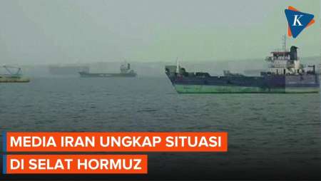 Penampakan Terkini Kapal-kapal "Terjebak" Di Selat Hormuz