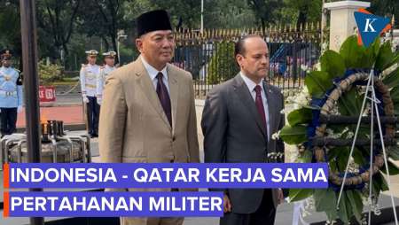 Menhan Sjafrie Bertemu Menhan Qatar, Bahas Industri Pertahanan