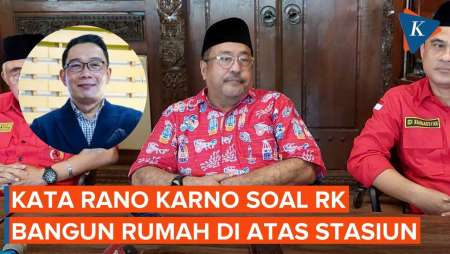 Respons Rencana RK, Rano Karno: Bangun Perumahan di Atas Stasiun Agak Berat