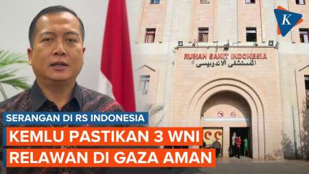 Kemlu Pastikan 3 WNI Relawan di RS Indonesia di Gaza Aman