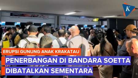 Situasi Di Bandara Soetta Usai Ditutup Sampai 09.30 WIB, Imbas Erupsi Anak Krakatau
