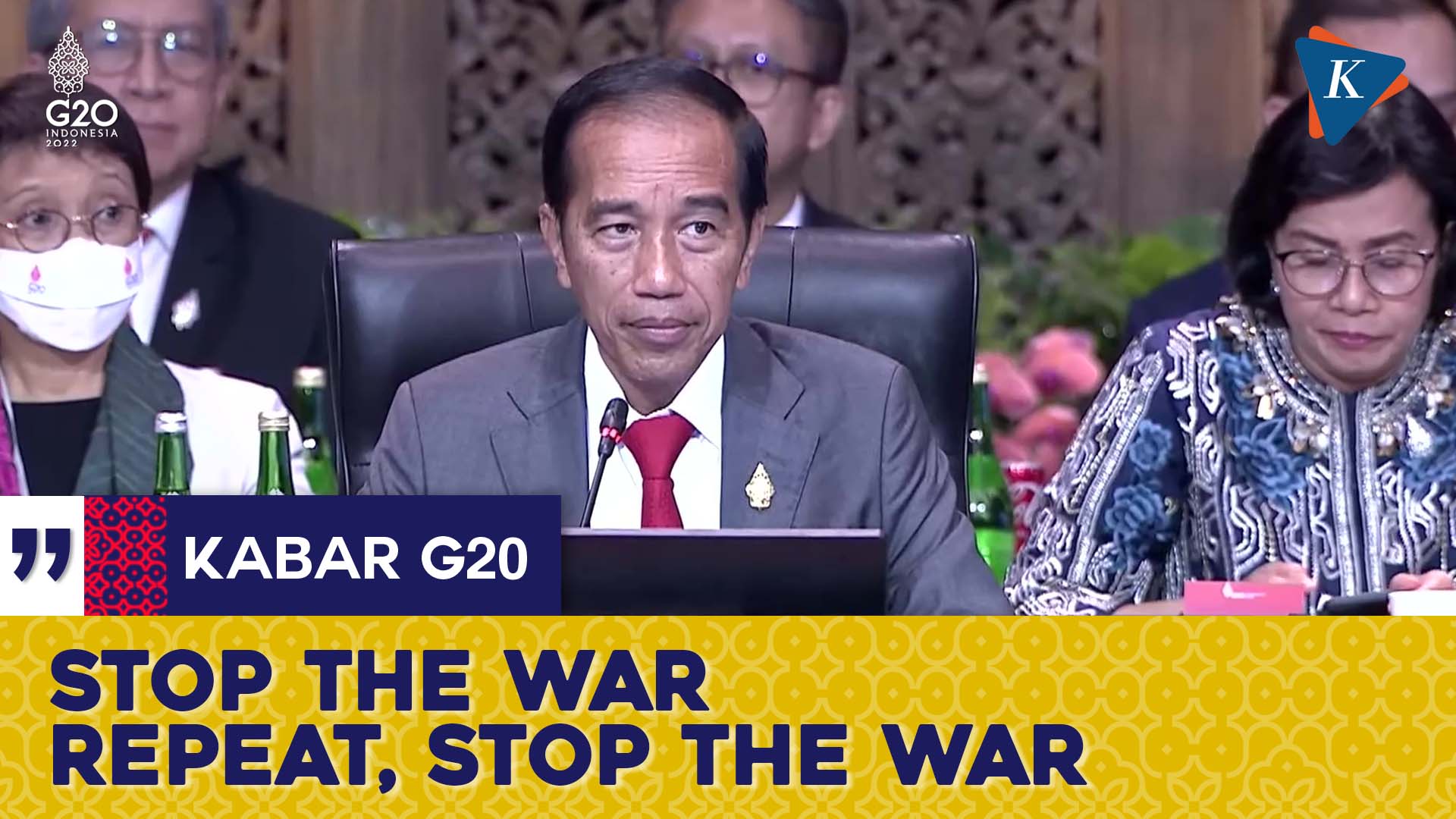 KTT G20 Hari Kedua, Jokowi Kembali Suarakan 