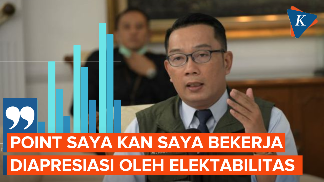 Respons Ridwan Kamil Tentang Elektabilitasnya Tertinggi Sebagai Cawapres