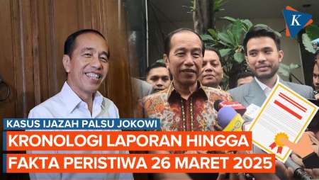 Kronologi Laporan Jokowi soal Tuduhan Ijazah Palsu dan Fakta Peristiwa 26 Maret 2025