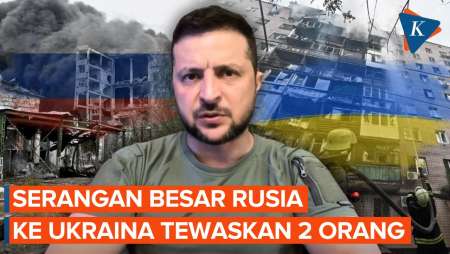 Ukraina Dibombardir 400 Drone Rusia dalam Semalam, 2 Orang Tewas di Kharkiv