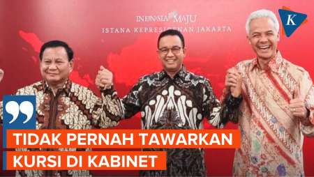 Kubu Prabowo Tak Pernah Tawari Anies dan Ganjar Jadi Menteri