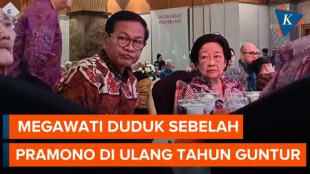 Jarang Terlihat, Megawati Hadir di Acara Ulang Tahun Guntur Soekarnoputra