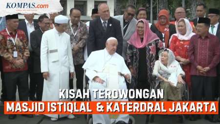 [FULL] Pidato Paus Fransiskus di Istiqlal, Ucap Bhinneka Tunggal Ika…