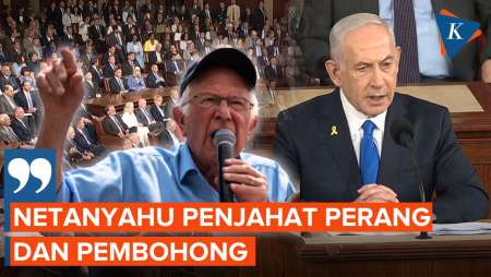 Tanggapi Pidato Netanyahu, Senator AS: Dia Penjahat Perang dan Pembohong!