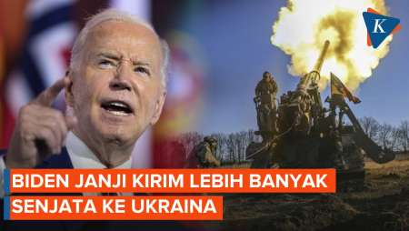 Janji Manis Biden: AS dan Sekutu Bakal Kirim Lebih Banyak Senjata ke Ukraina