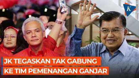 Jusuf Kalla Pastikan Tak Bergabung ke Tim Pemenangan Ganjar