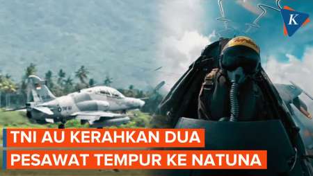 TNI AU Kerahkan Dua Pesawat Tempur Ke Natuna, Ada Apa?