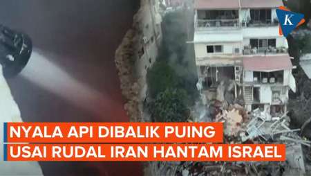 Rudal Iran Serang Beberapa Titik Wilayah Israel, Tiga Korban Dalam Pencarian