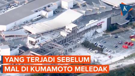 Kesaksian Warga Sebelum Mal di Kumamoto Meledak Usai Gempa M 7,1, Ada yang Cium Bau Gas
