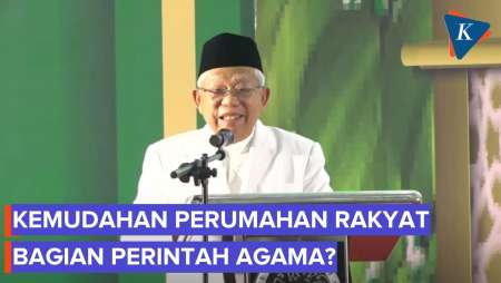 Bahas Perumahan Rakyat di HUT MUI, Ma'ruf: Jangan Takut Jadi Antek Pemerintah