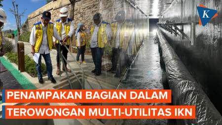 Menjelajahi Terowongan Multi Utilitas IKN, Saluran yang Musnahkan Kabel Menggantung di Ibu Kota