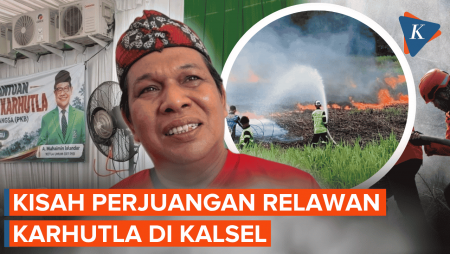 Kisah Relawan Karhutla di Kalsel: Berjuang Padamkan Api, Keluarga Cemas Menanti
