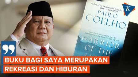 Akui Gemar Membaca, Prabowo Sebut Buku dan Keluarga Pengaruhi Dirinya