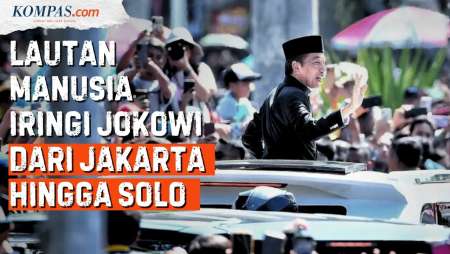 [FULL] Perjalanan Jokowi dari Jakarta ke Solo: Diantar Prabowo, Kapolri-Panglima, Kaget Disambut