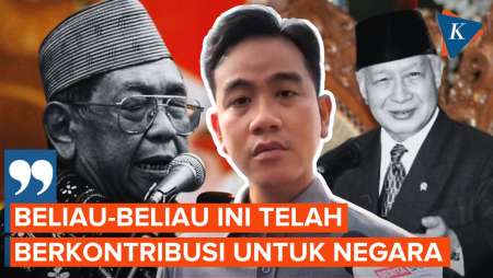 Respons Gibran Soal Soeharto Diusulkan Jadi Pahlawan Nasional